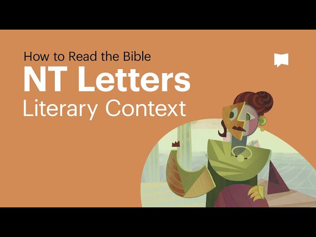 Literary Context New Testament Letters